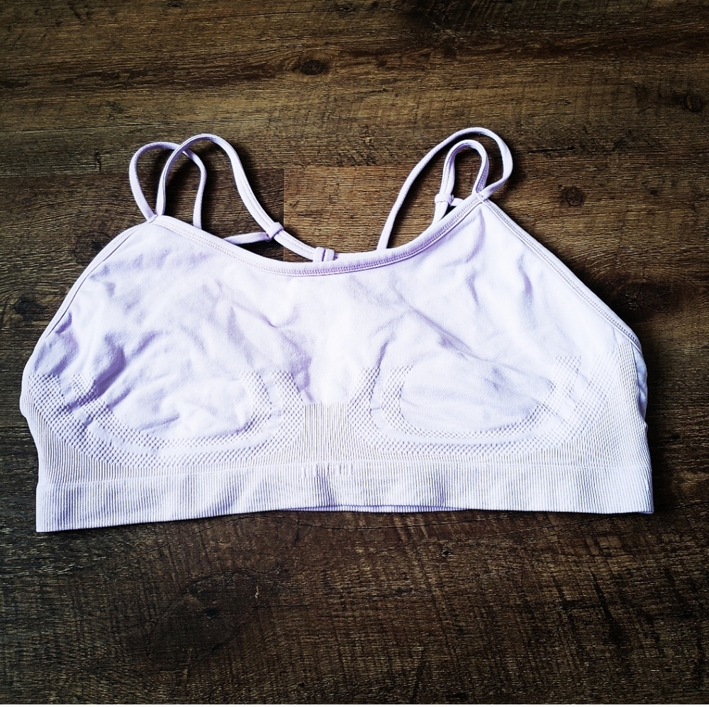 Size L. Lilac Fabletics Sports Bra.